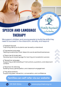 Speech and language therapy Auckland