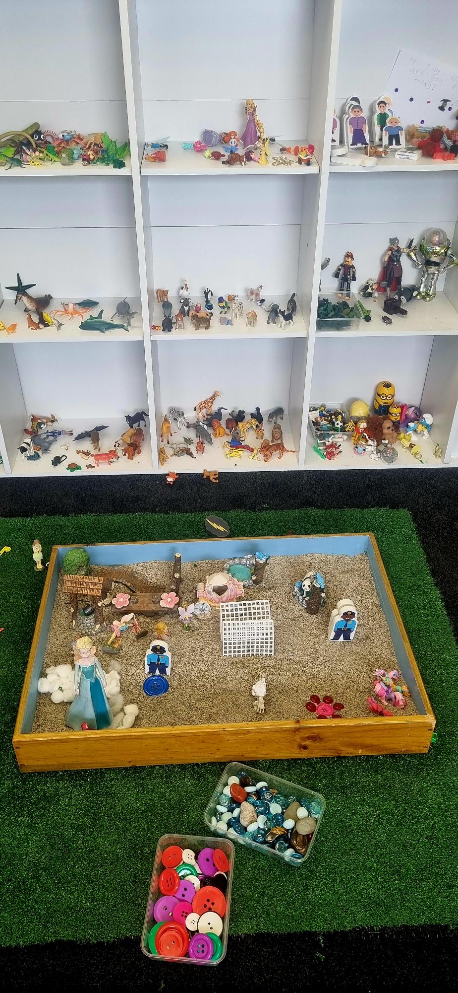 Sand tray therapy